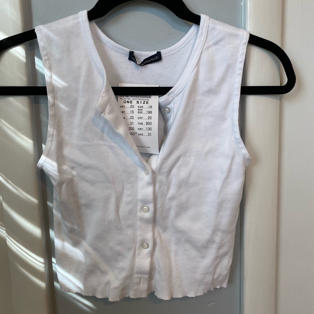 Brandy Melville Button Up Top